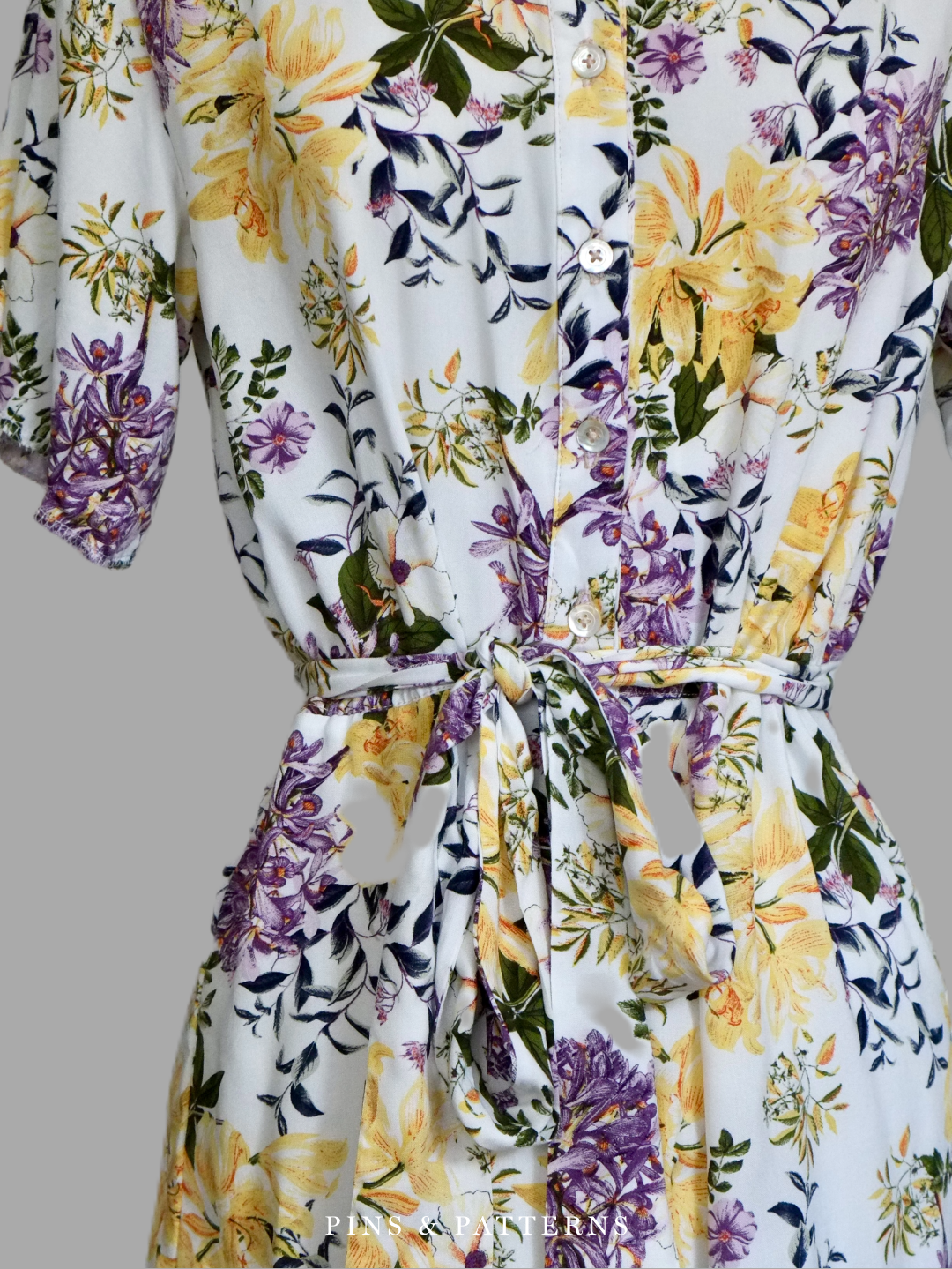 Lockeres Midikleid Gürtel