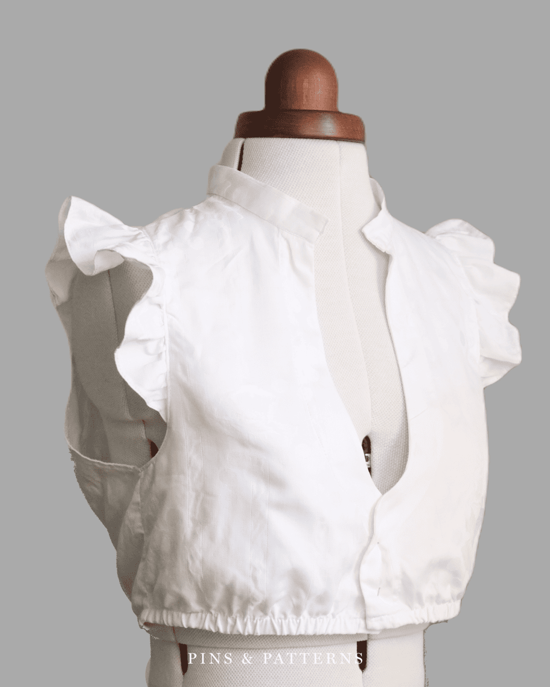 Dirndlbluse - seitlich