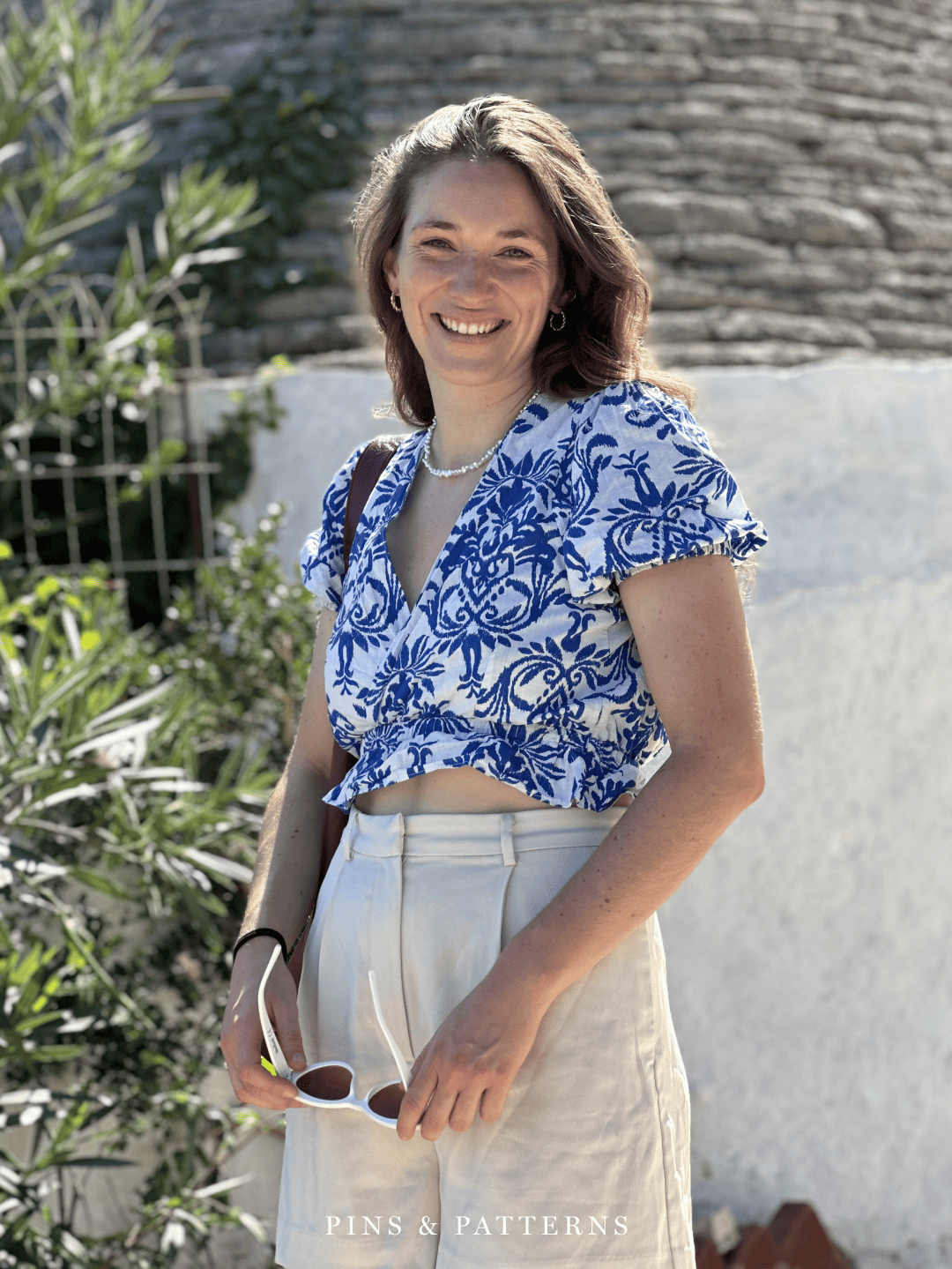 Sommerbluse - getragen Italien